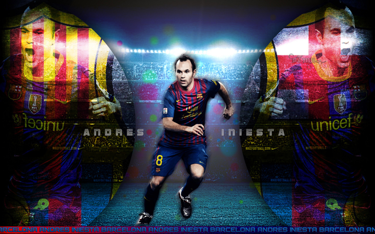Полузащитник Барселоны Андрес Иньеста