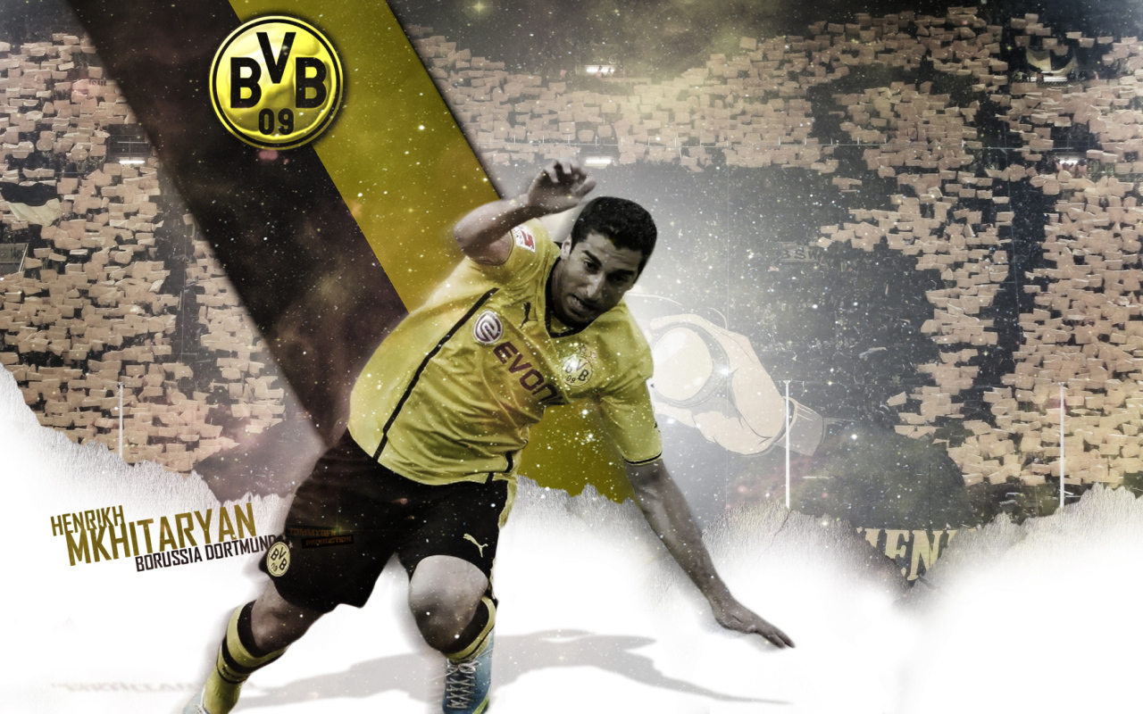 The midfielder of Dortmund Henrikh Mkhitaryan