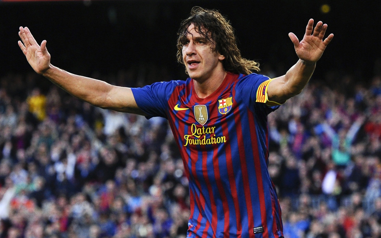 Игрок Барселоны Карлес Пуйоль