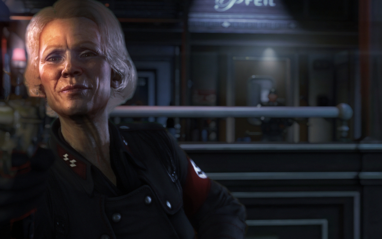 Wolfenstein New Order: фашистский офицер