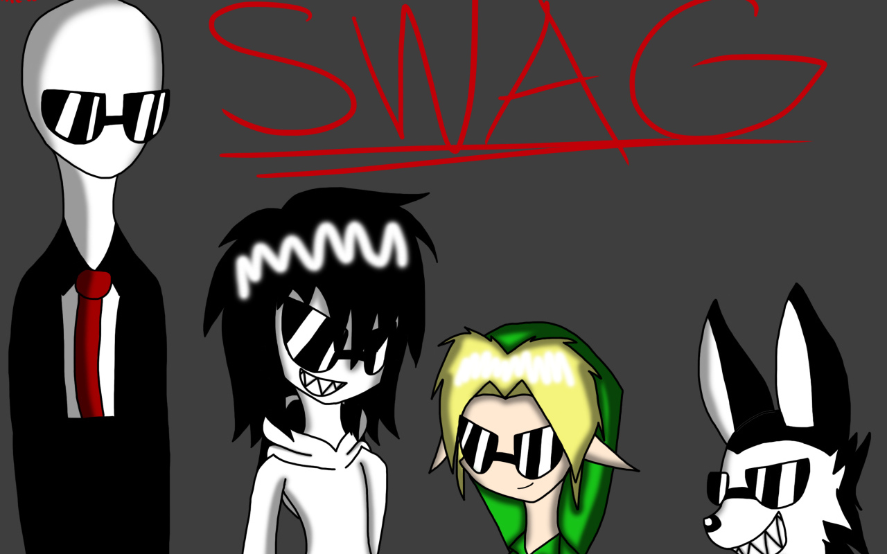 Рисунок с надписью swag