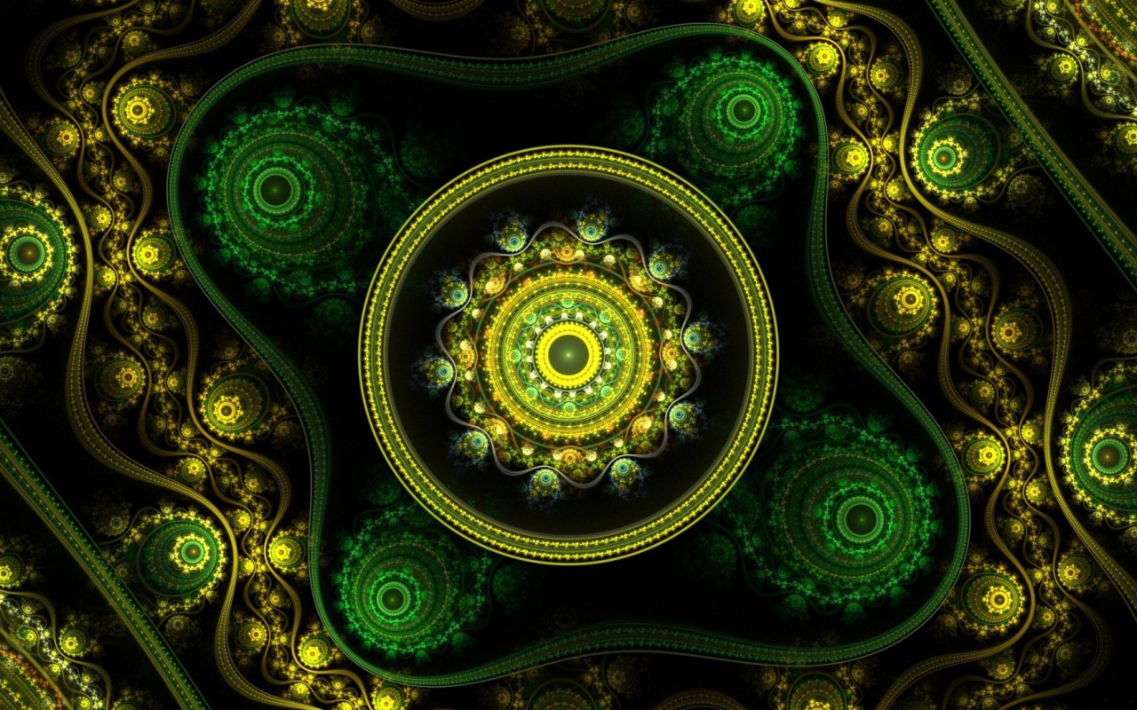 Зеленая абстракция