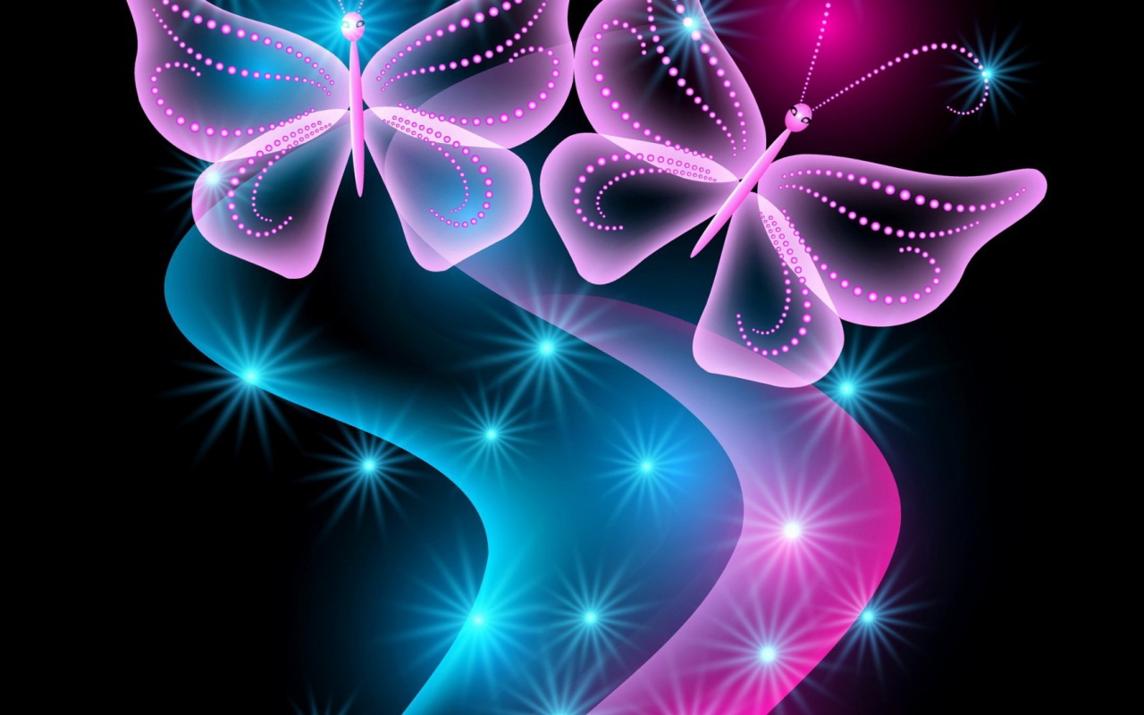 Розовые бабочки