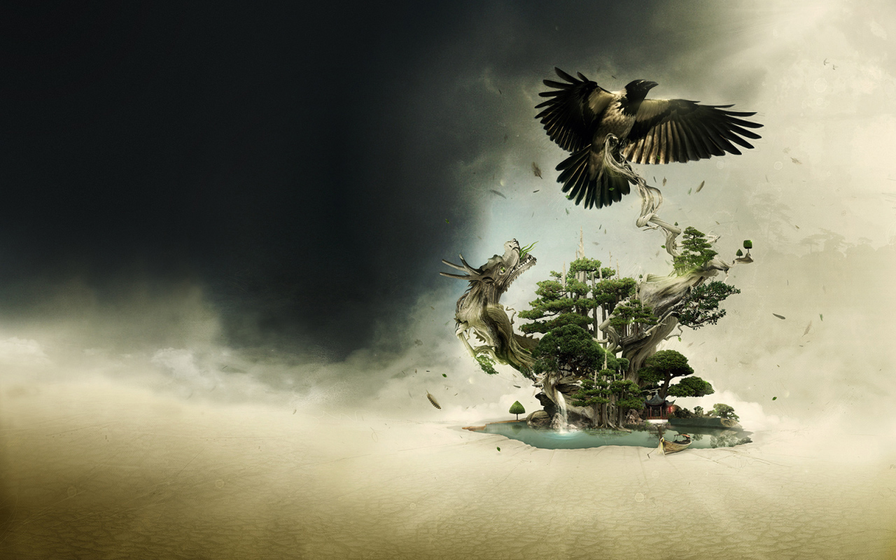 Ворона и дракон