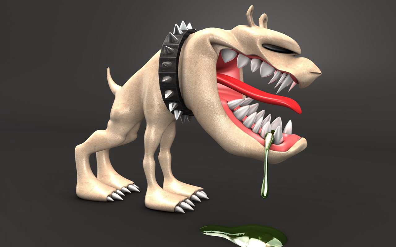 Зубастая собака