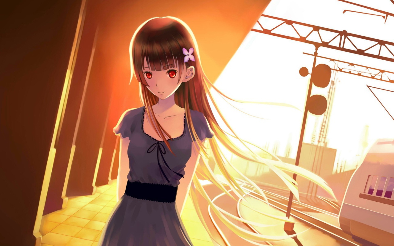 Девочка на вокзале