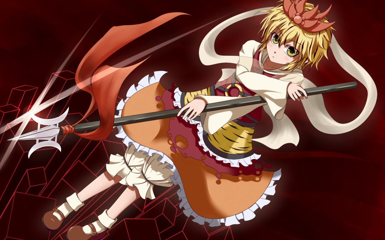 Девочка с копьем