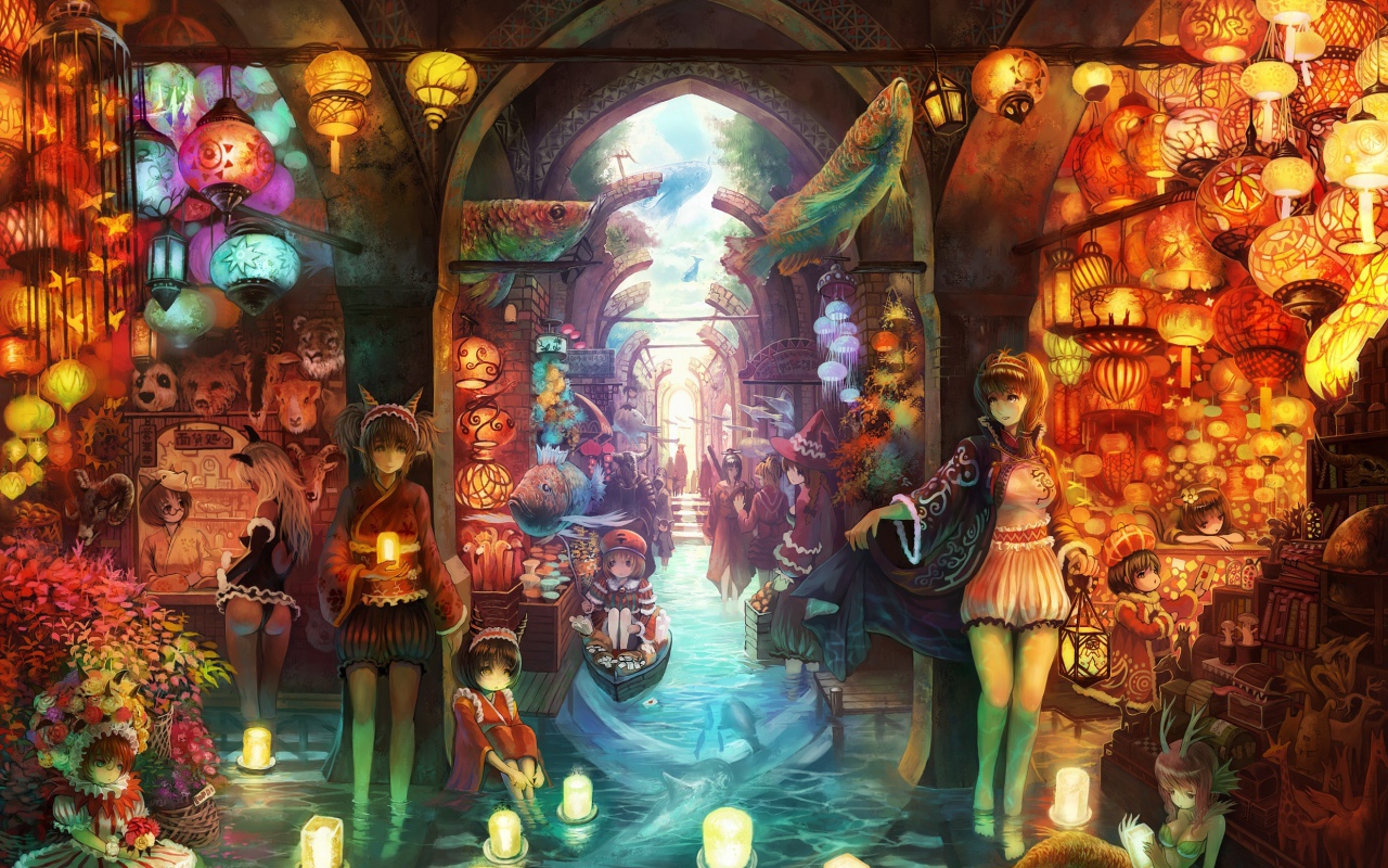 Девочки с горящими свечами