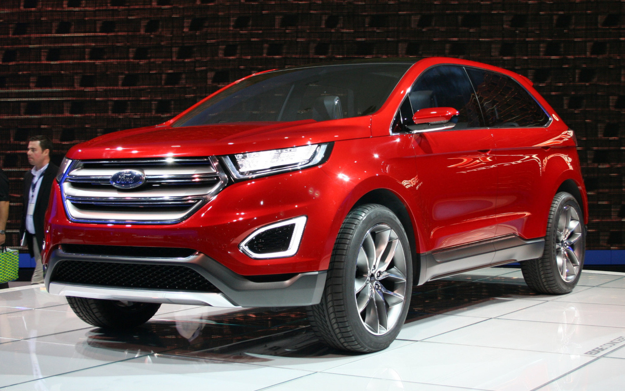 Красивый автомобиль Ford Edge 2014