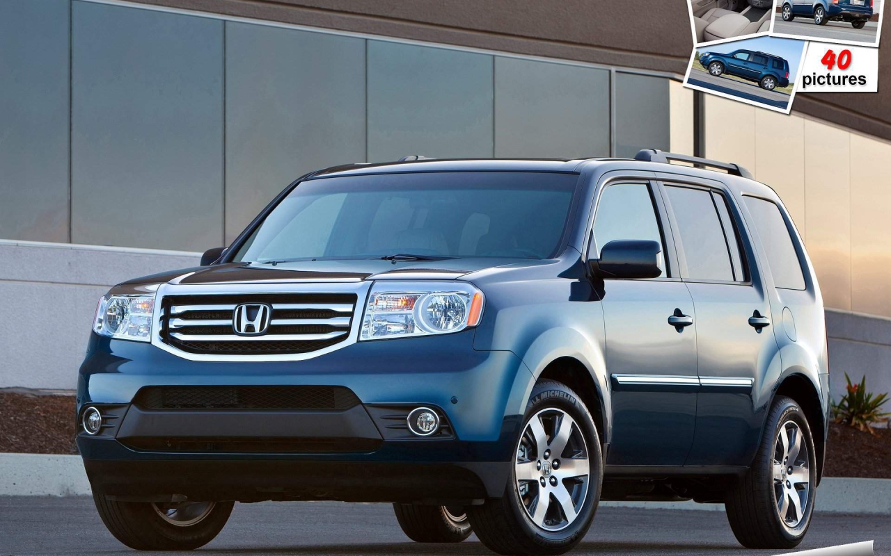 Красивый автомобиль Honda Pilot в Москве