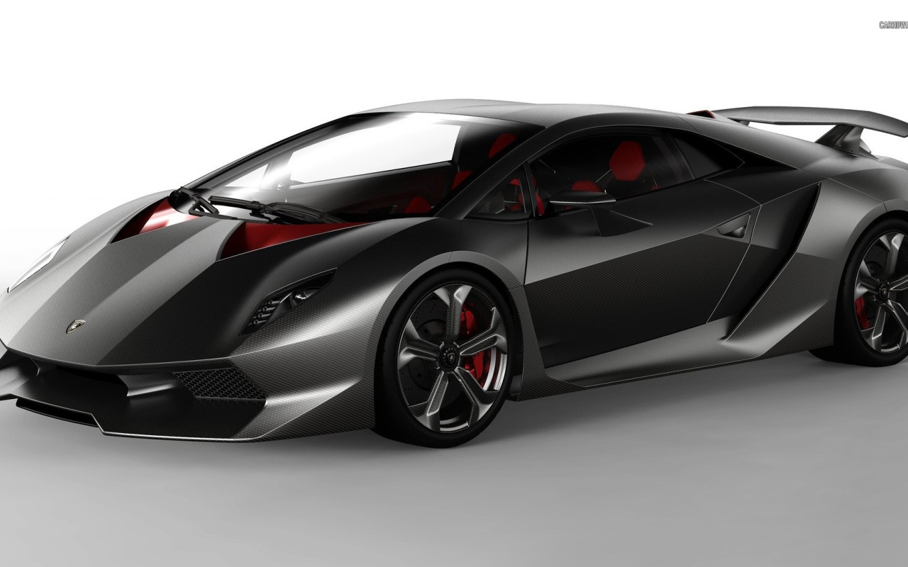 Красивый автомобиль LamborghiniSesto Elemento в Москве
