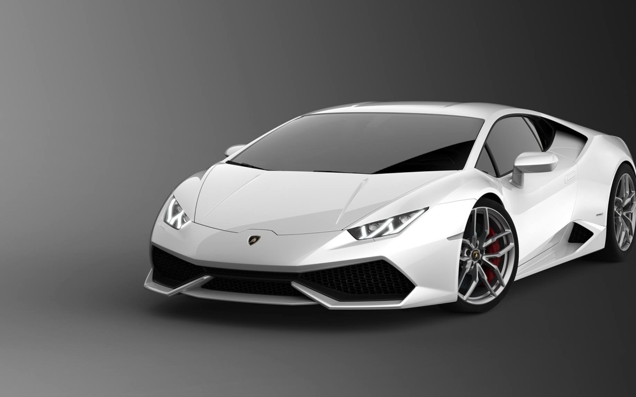 Красивый автомобиль Lamborghini Huracan