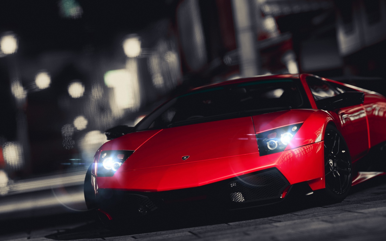 Супер автомобиль Lamborghini murcielago