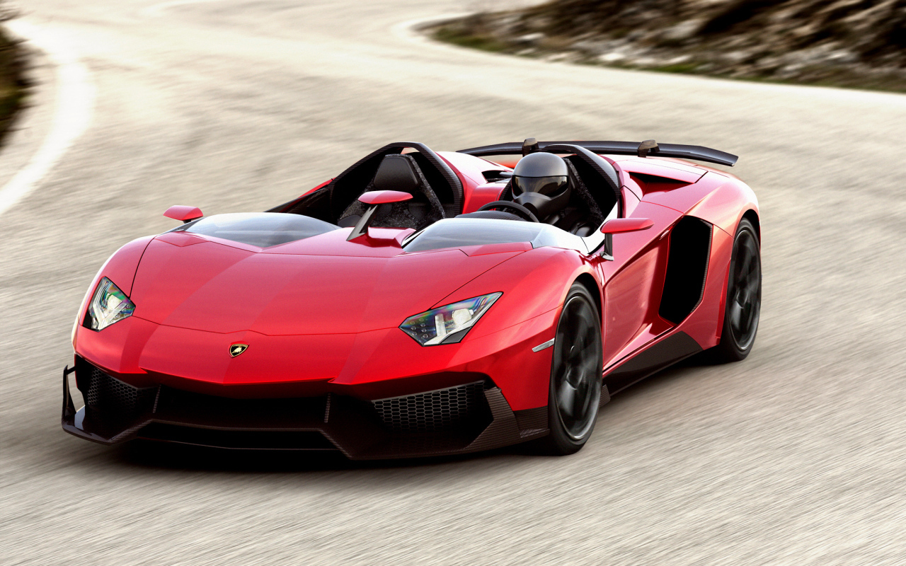 Ламборджини на трассе