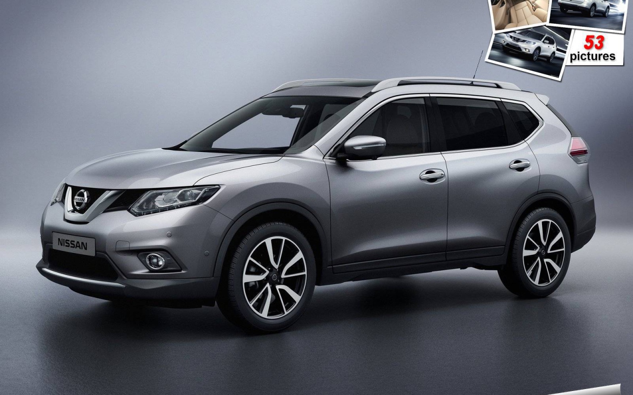 Красивый автомобиль Nissan X-Trail в Москве