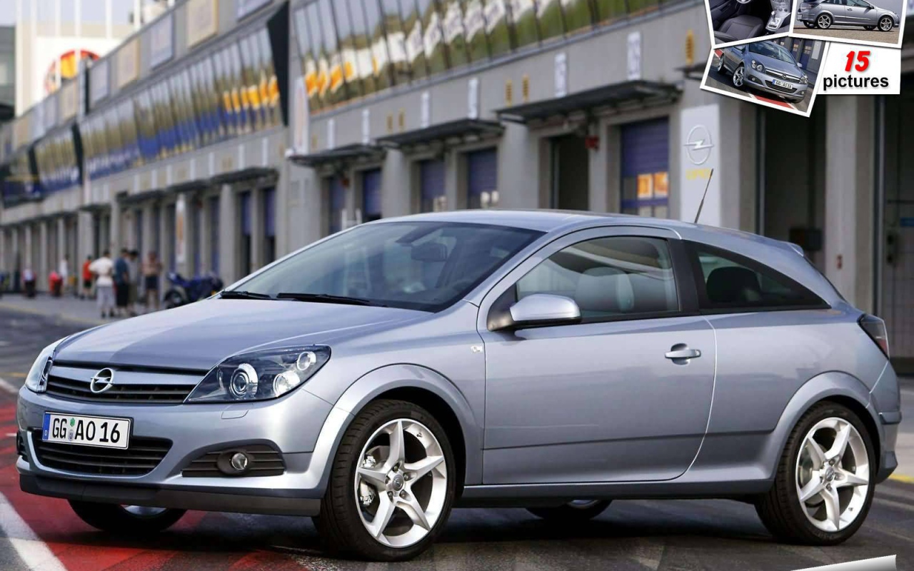 Красивый автомобиль Opel Astra GTC в Москве