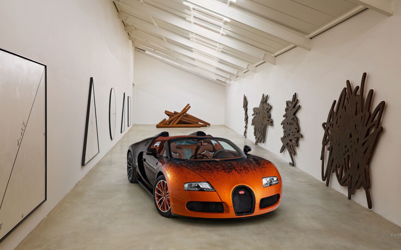 Автомобиль в галерее