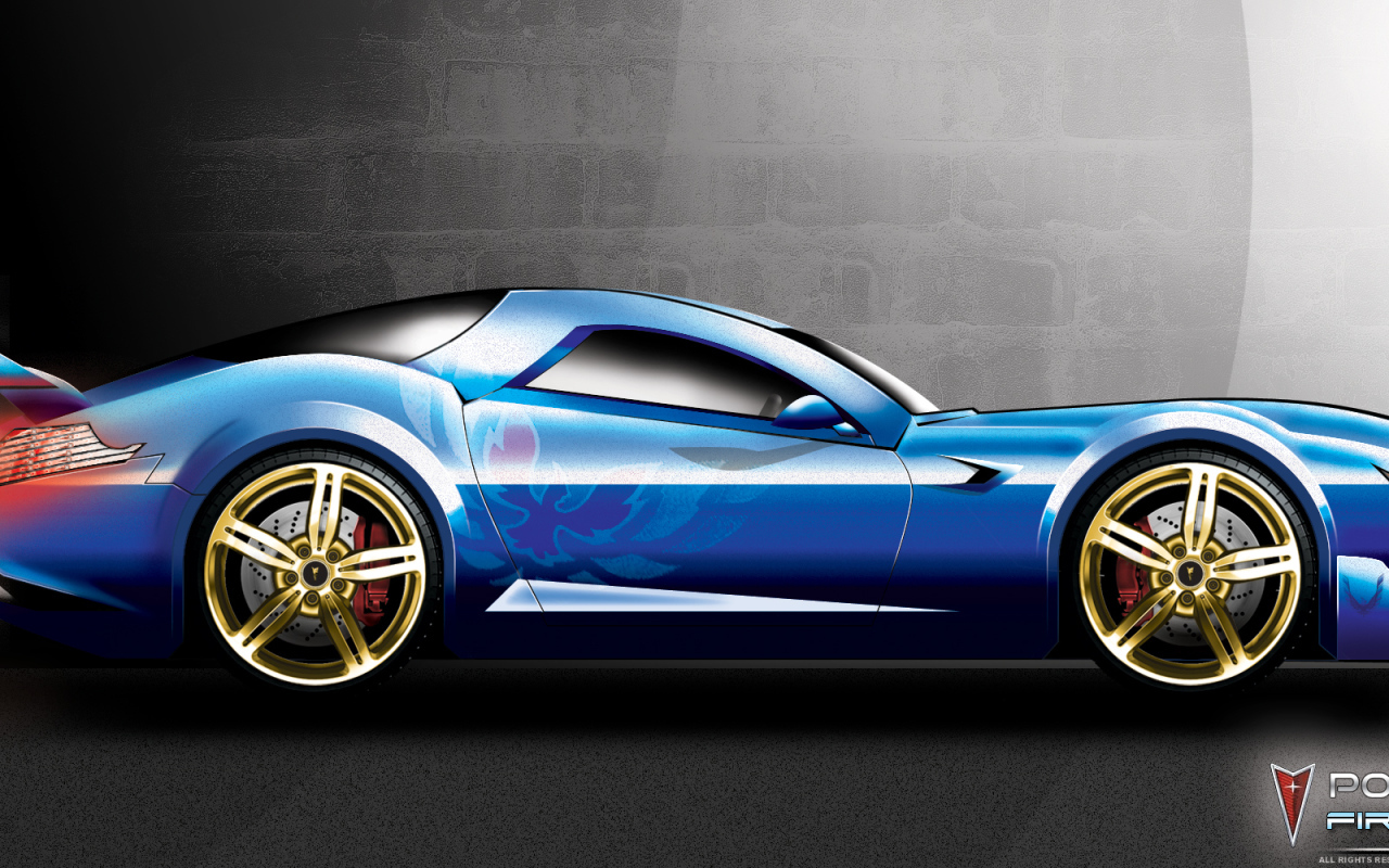 Красивый автомобиль Pontiac Firebird в Москве