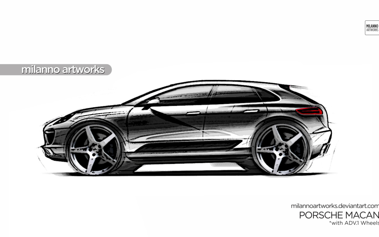 Рисунок Porsche Macan