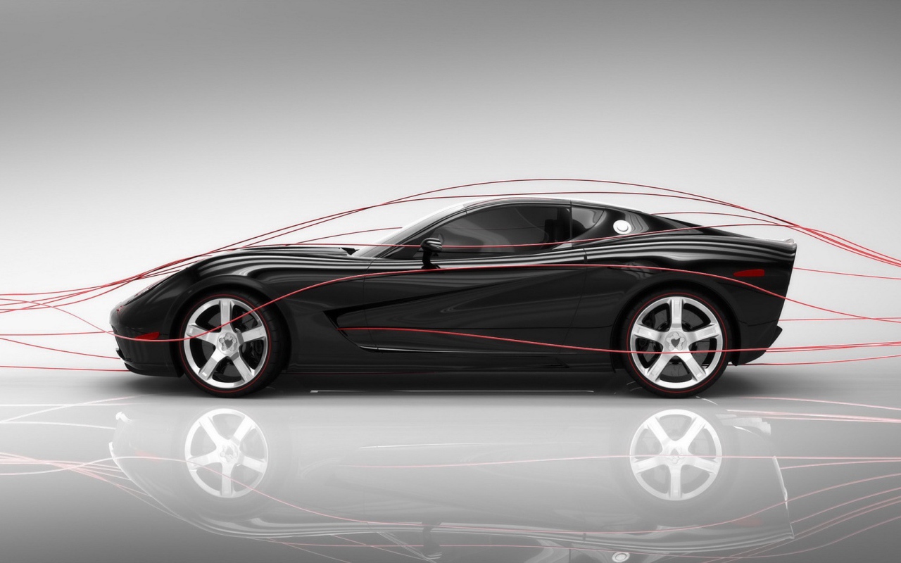 Супер кар Corvette mallett