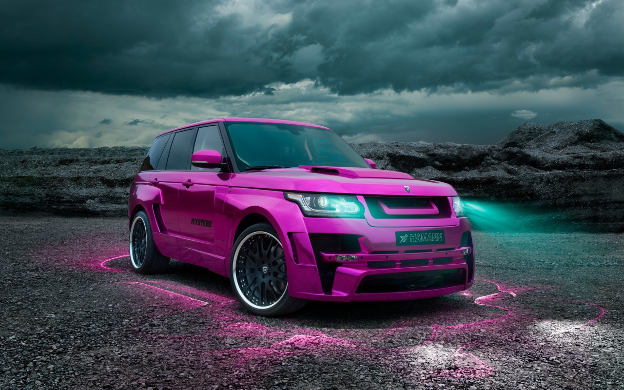 Розовый Hamann Range Rover Vogue 
