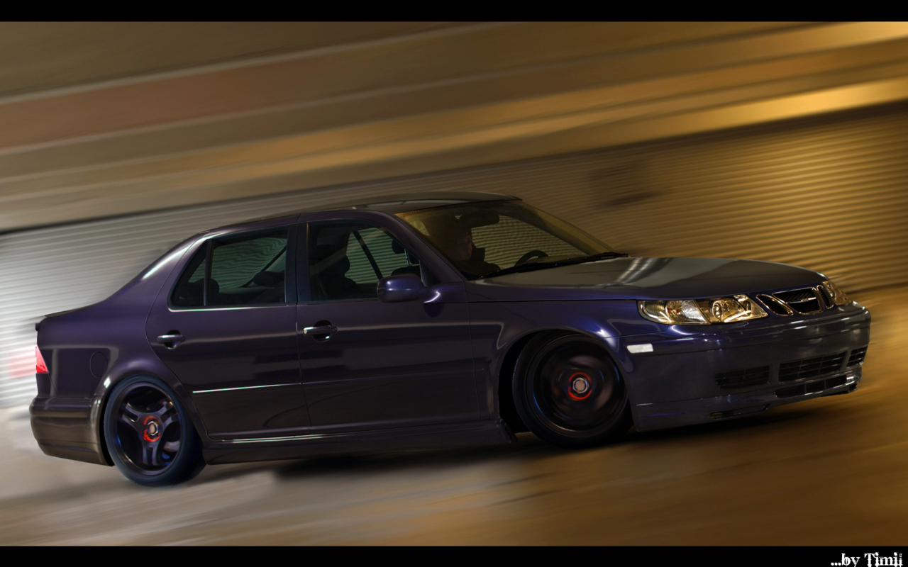 Автомобиль марки Saab модели 9-5