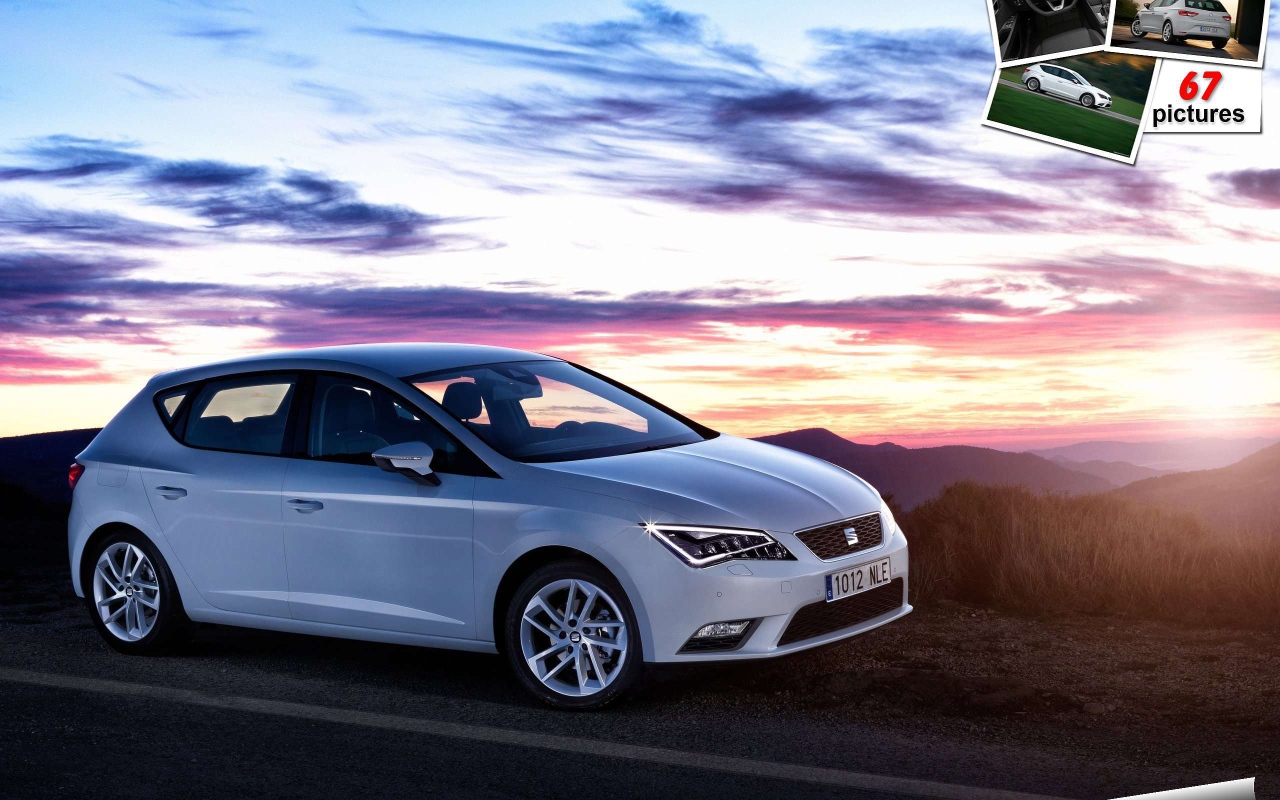 Красивый автомобиль Seat leon в Москве