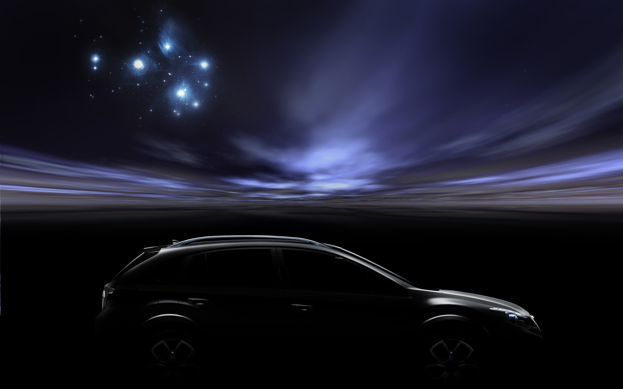 Красивый автомобиль Subaru XV