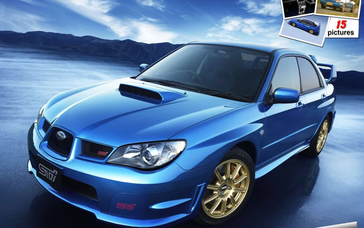 Автомобиль марки Subaru модели Impreza WRX STI