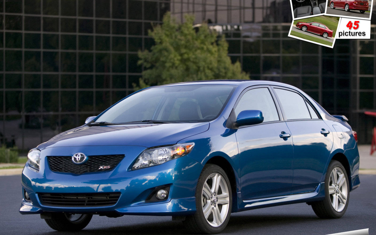 Красивый автомобиль Toyota Corolla в Москве