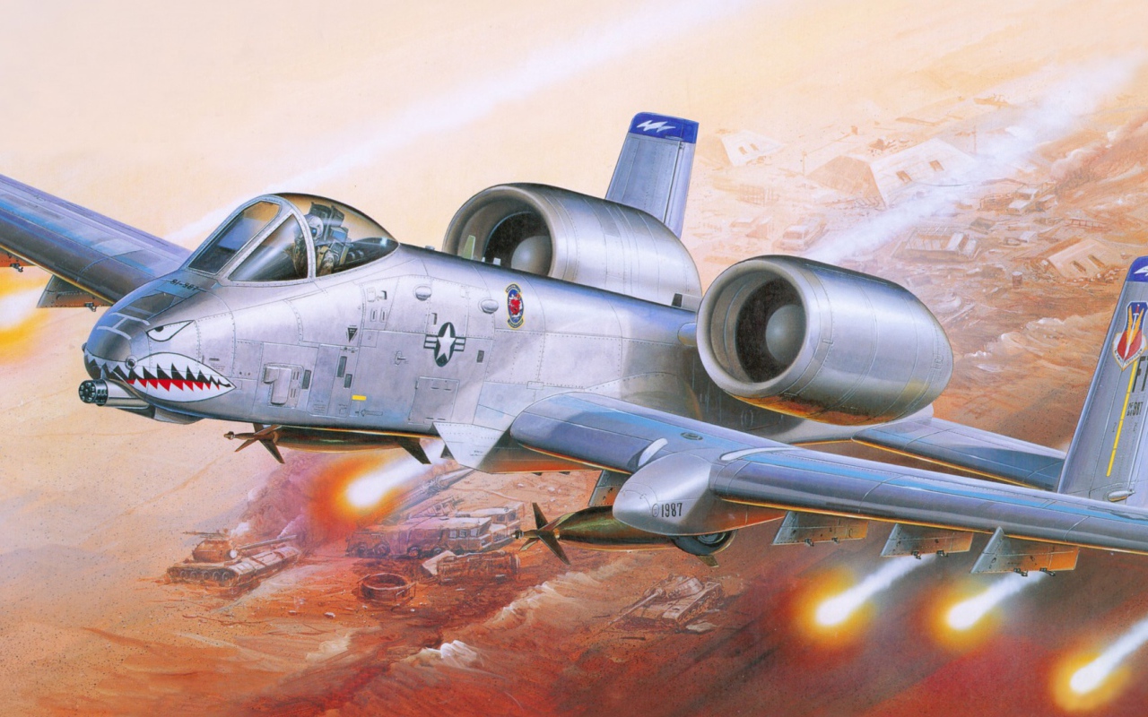 Бомбардировщик в атаке