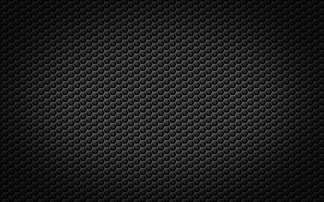 Черные обои  с шестигранной текстурой