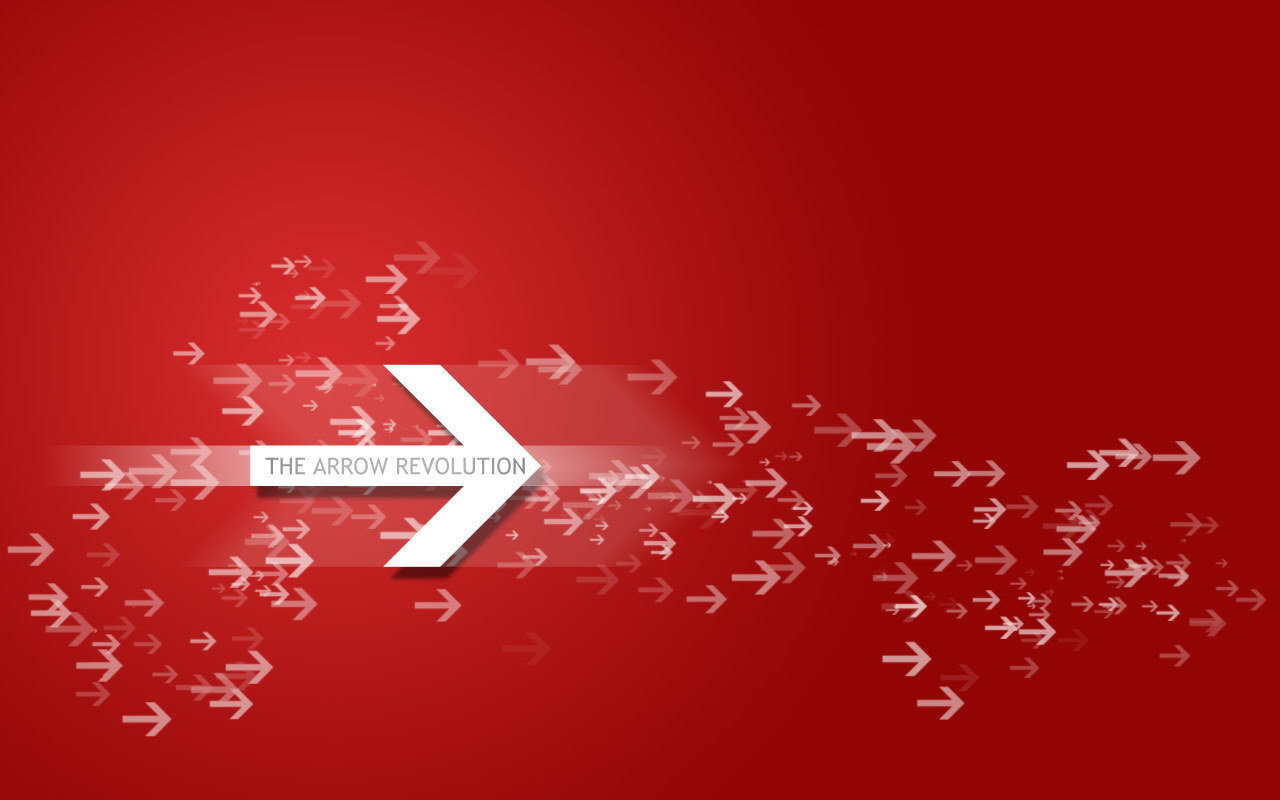 Стрелки на красном фоне