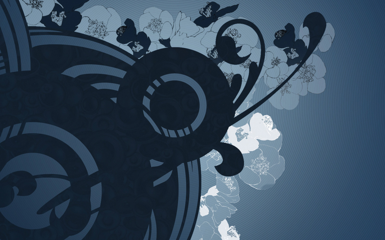 Черные цветы HP