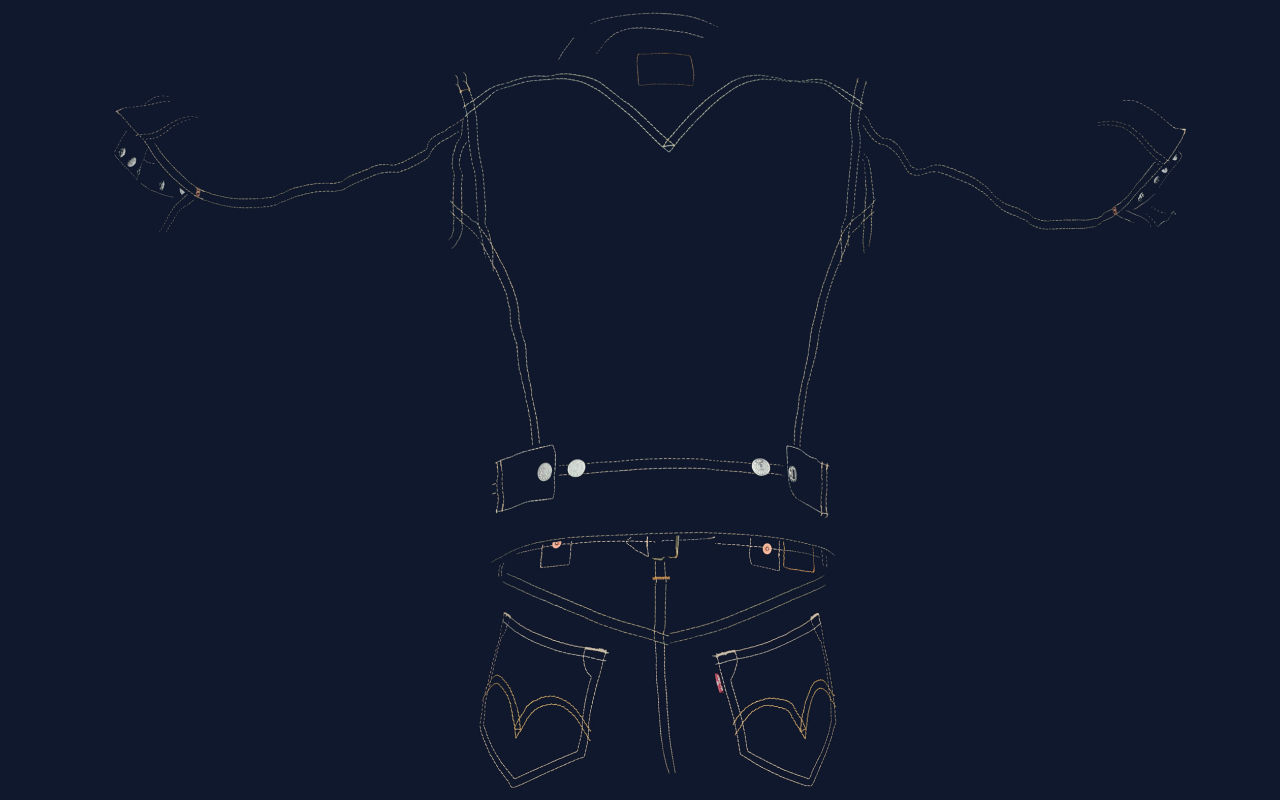 Дизайн джинсов Levi`s