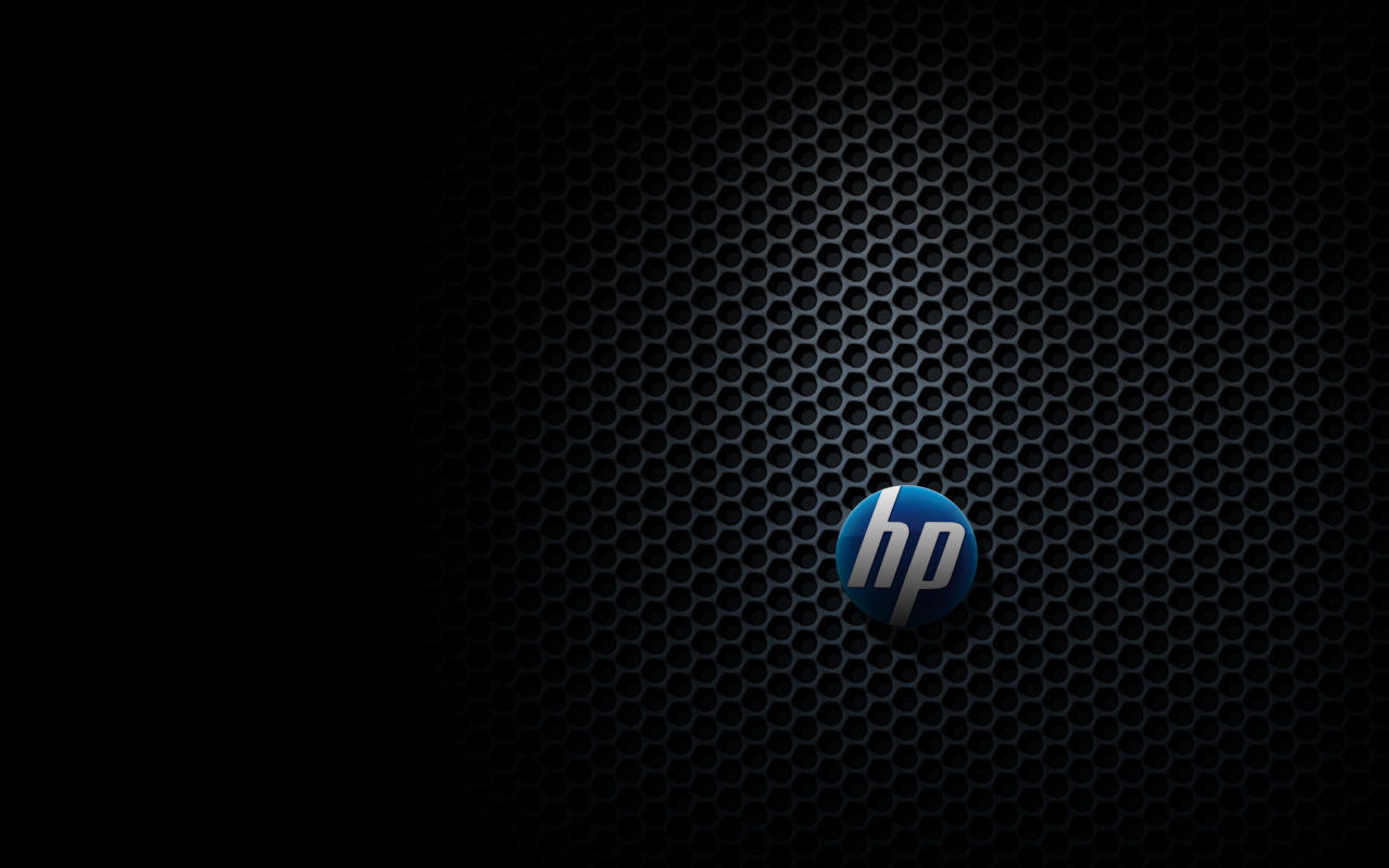 Логотип НР на сетке