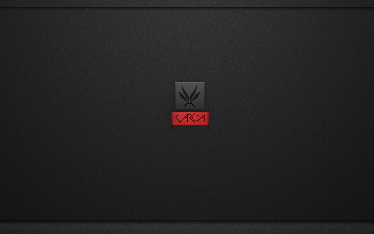 Логотип на черном фоне