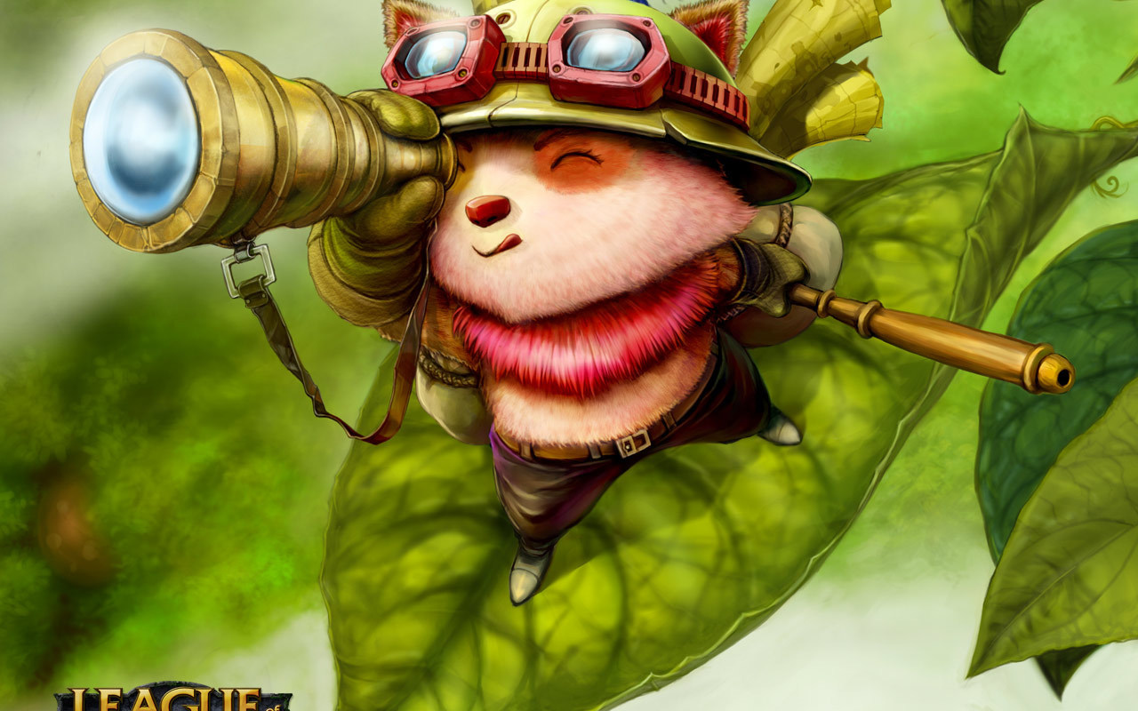 Зверек смотрит в подзорную трубу