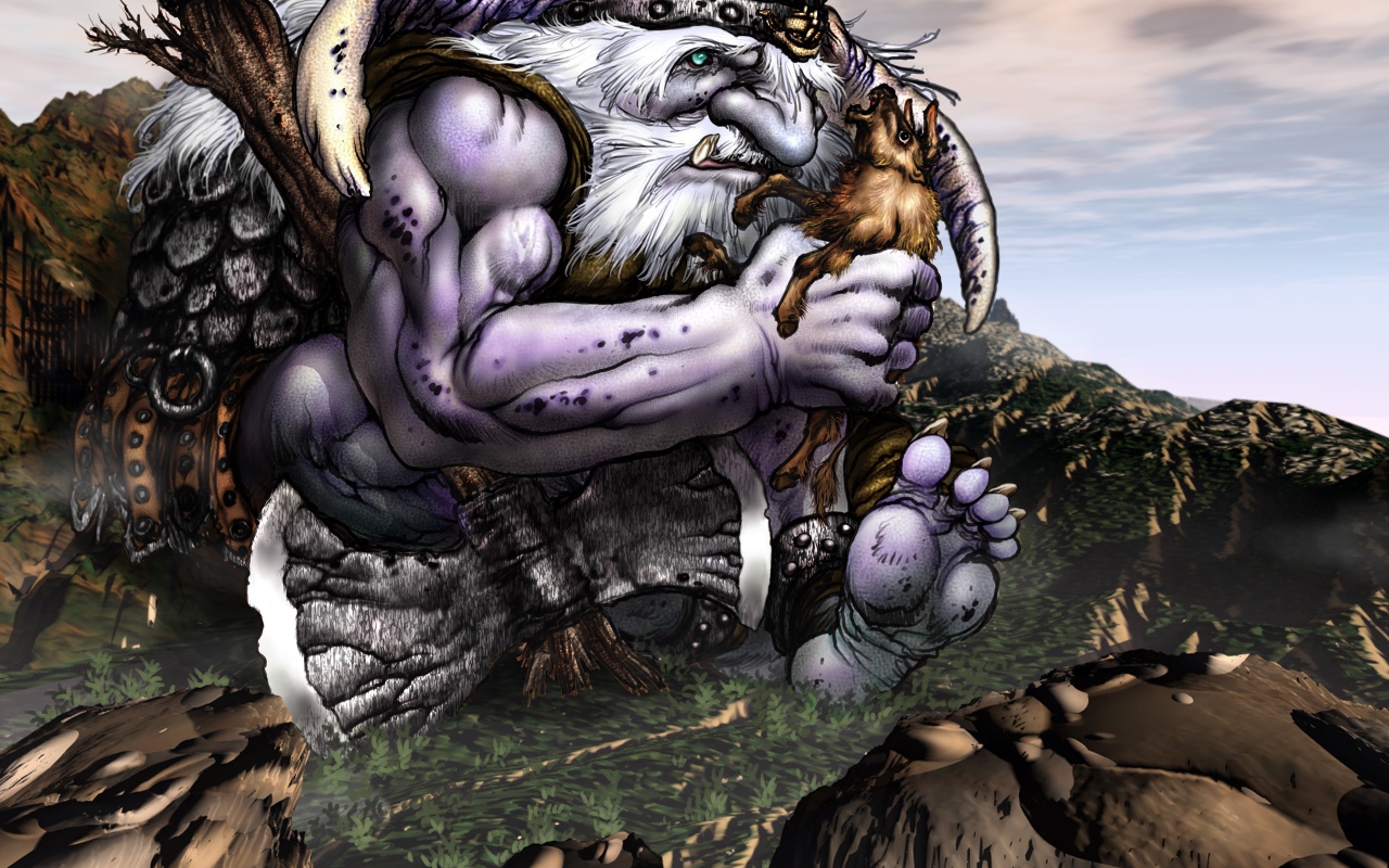 Великан из мультфильма