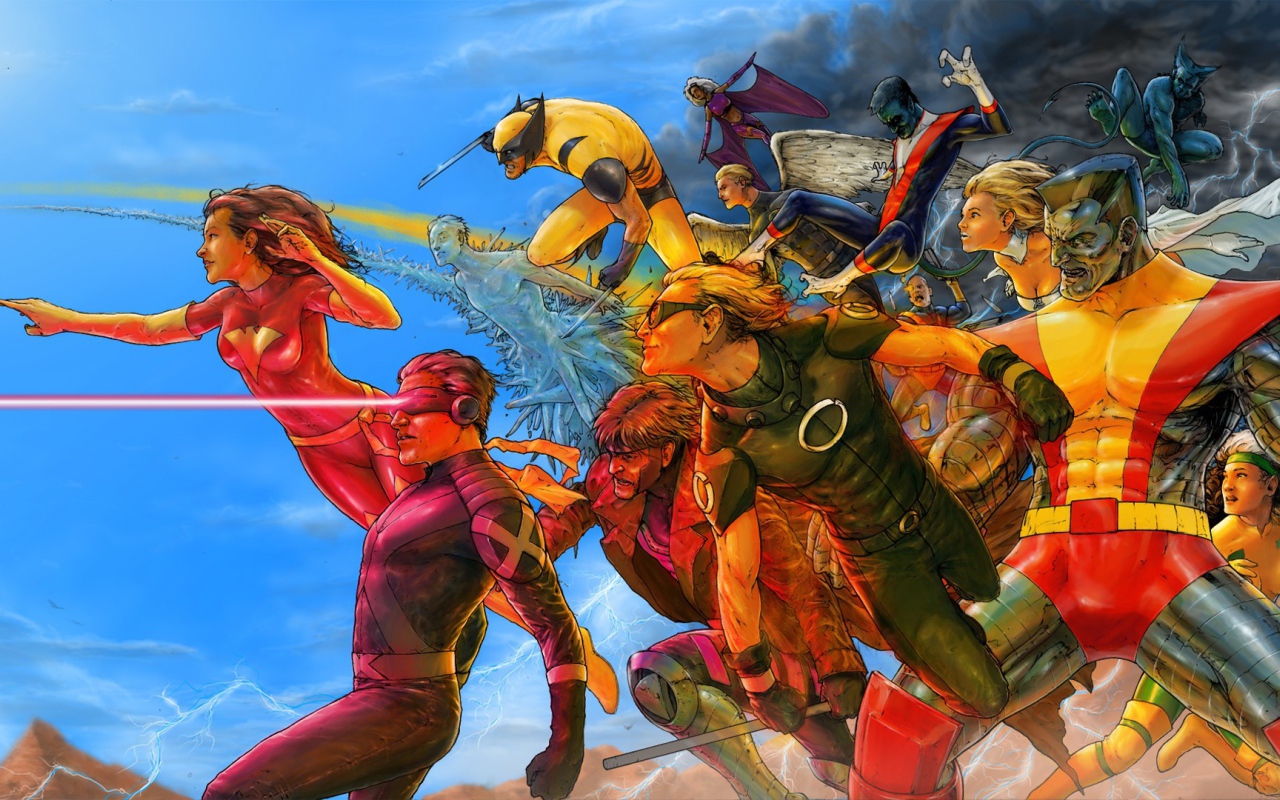 Супер герои идут к своей цели