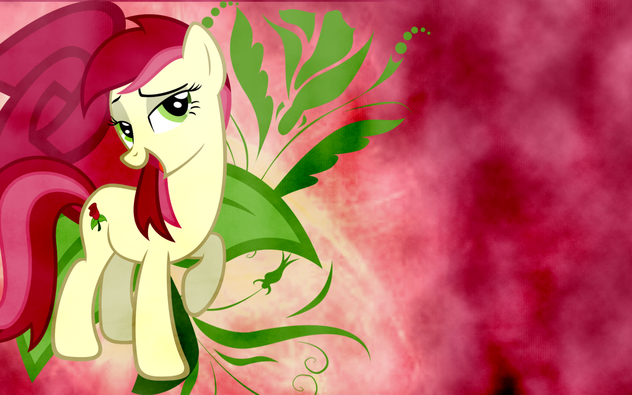 Мой маленький пони с цветком на ноге