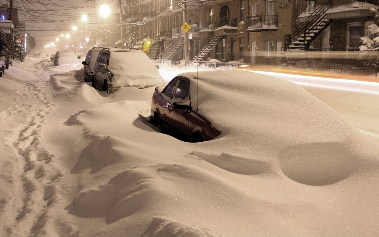 Рождественская ночь в городе