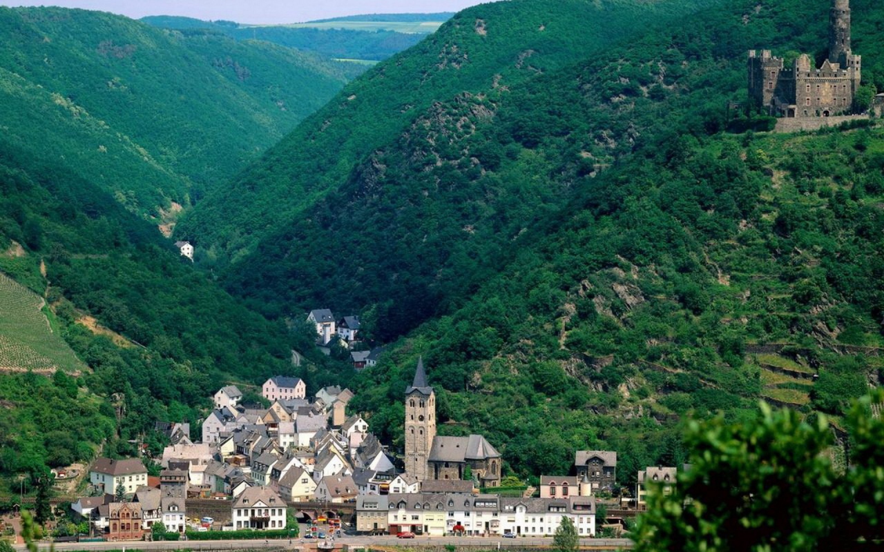 Архитектура города в горах