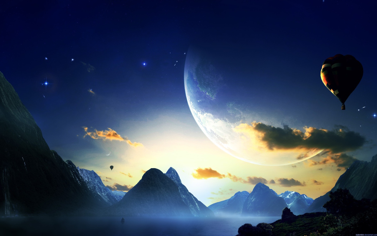 Полет воздушного шара