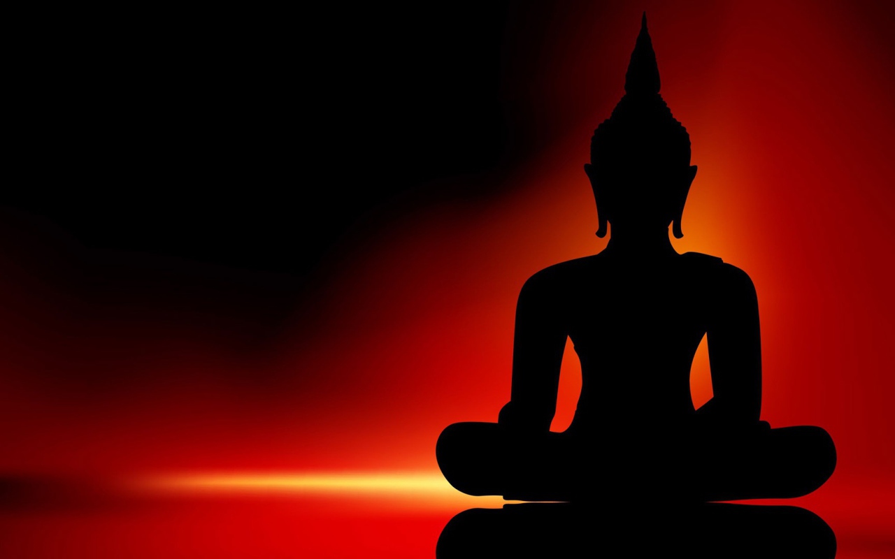 Будда на закате