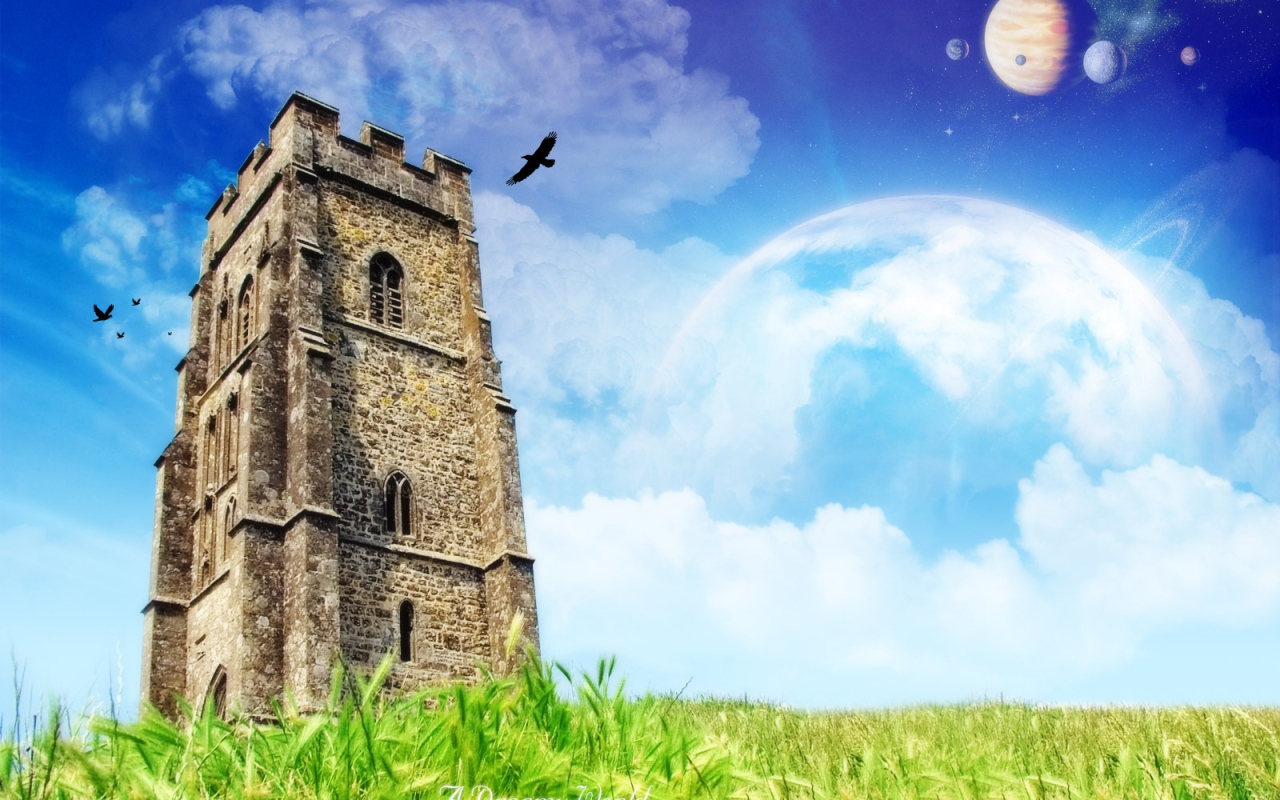 Замок в фантастическом мире