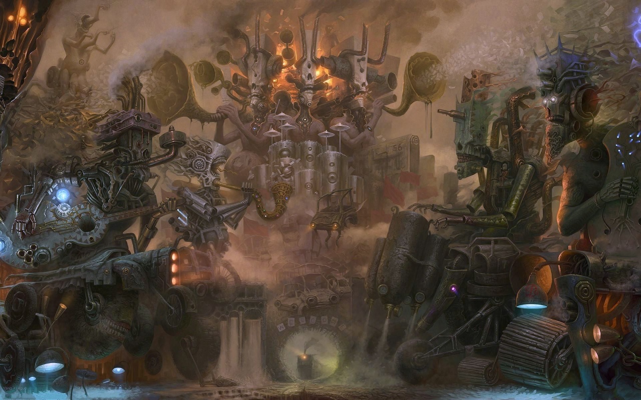 Фантастические конструкции стимпанк