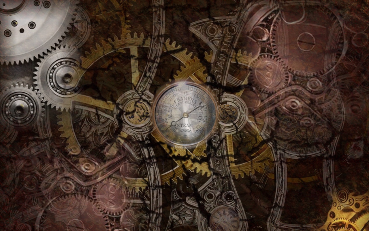 Бег времени стимпанк
