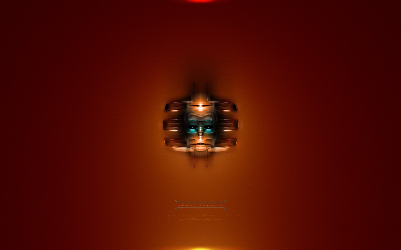 Светильник в виде маски