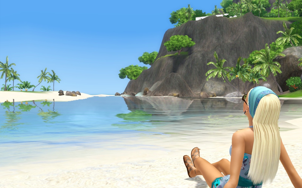 Женщина на пляже